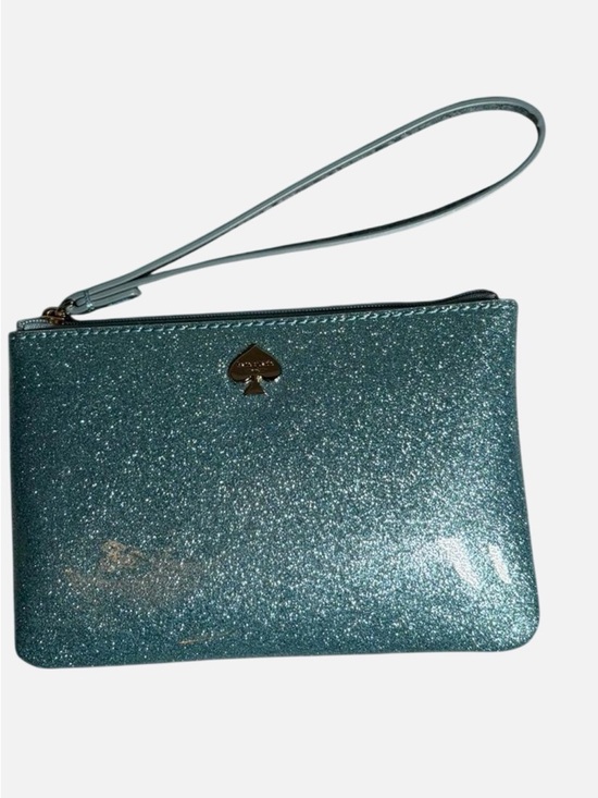 kate spade Handbags - kate spade Glitter Wristlet in Teal Blue